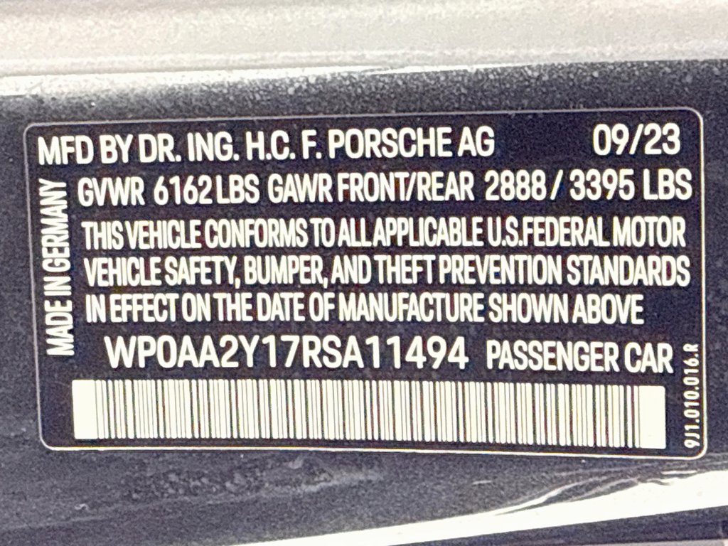 Certified 2024 Porsche Taycan RWD image 34