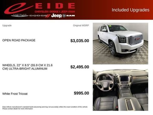 Used 2018 GMC Yukon XL Denali w/ Open Road Package AWD/4WD image 13