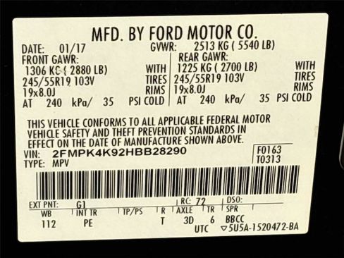 Used 2017 Ford Edge Titanium w/ Equipment Group 301A image 33