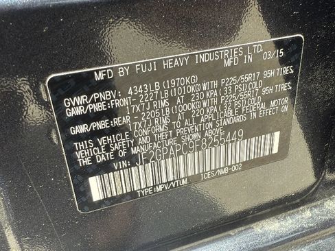 Used 2015 Subaru Crosstrek 2.0i Limited AWD/4WD image 45