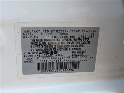 Used 2022 Nissan Versa SV FWD image 22