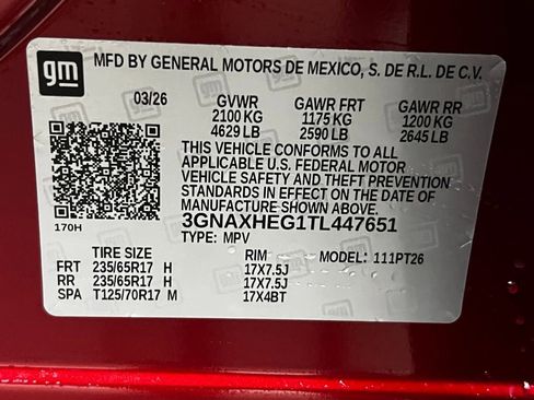 New 2026 Chevrolet Equinox LT image 25