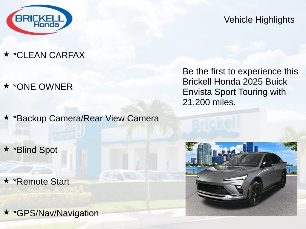 Used 2025 Buick Envista Sport Touring w/ Convenience I Package FWD image 8