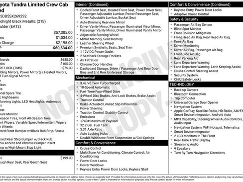 Used 2025 Toyota Tundra Limited AWD/4WD image 4