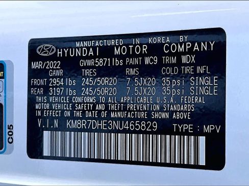 Used 2022 Hyundai Palisade Calligraphy image 33