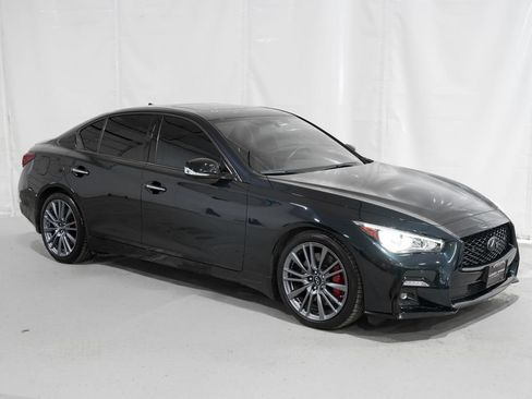 Used 2023 INFINITI Q50 Red Sport 400 w/ Black Opal Edition RWD image 8