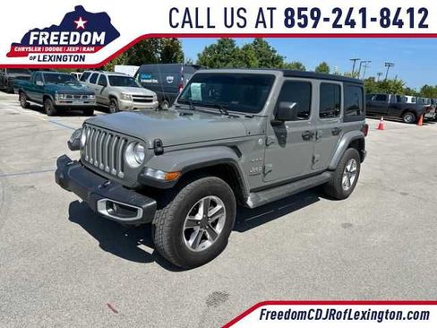Used 2022 Jeep Wrangler Unlimited Sahara w/ Cold Weather Group AWD/4WD image 1