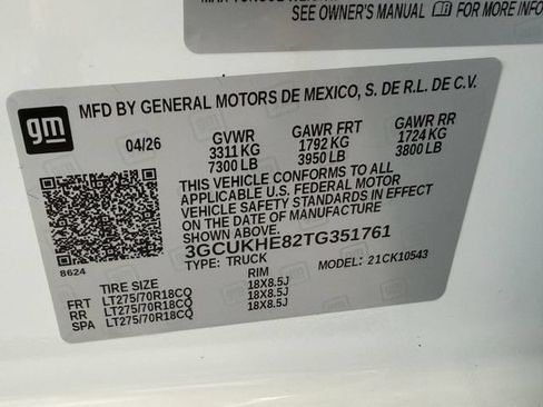 New 2026 Chevrolet Silverado 1500 ZR2 w/ ZR2 Bison Edition AWD/4WD image 24