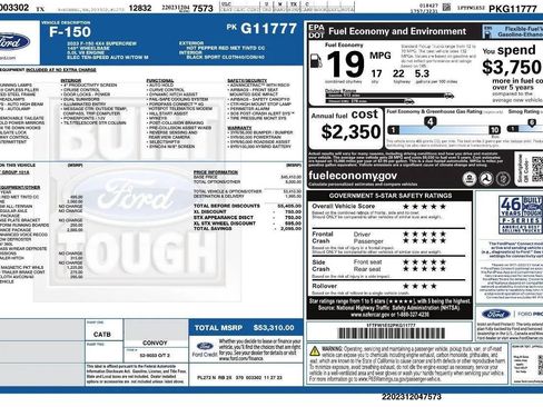 Used 2023 Ford F150 XL w/ STX Appearance Package AWD/4WD image 3