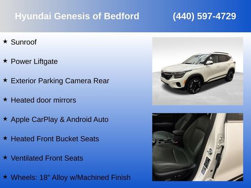 Used 2024 Kia Seltos SX w/ SX Sunroof Package AWD/4WD image 14