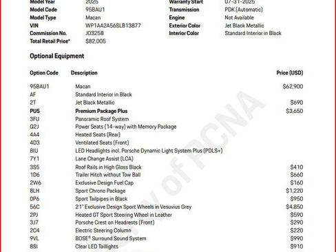 Certified 2025 Porsche Macan AWD/4WD image 9