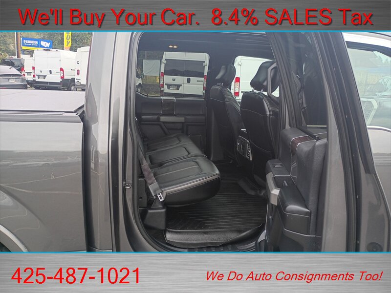 Used 2015 Ford F150 Platinum w/ Equipment Group 701A Luxury AWD/4WD image 18