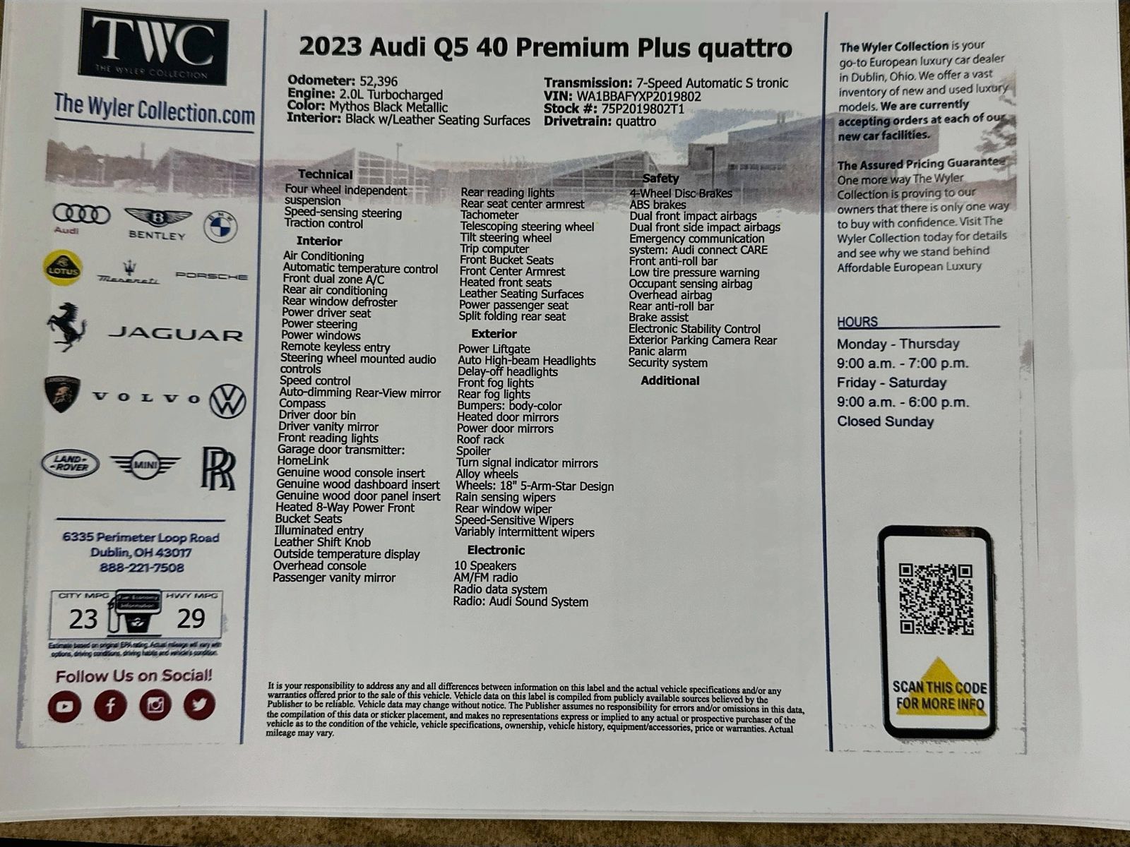 Used 2023 Audi Q5 Premium Plus AWD/4WD image 47