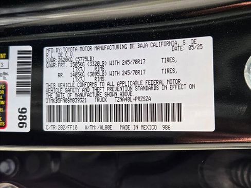 Certified 2025 Toyota Tacoma SR5 image 23
