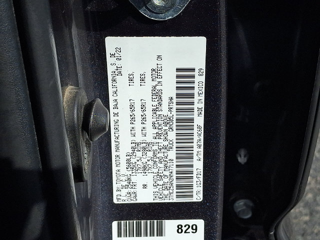 Used 2022 Toyota Tacoma TRD Sport w/ Technology Package AWD/4WD image 19