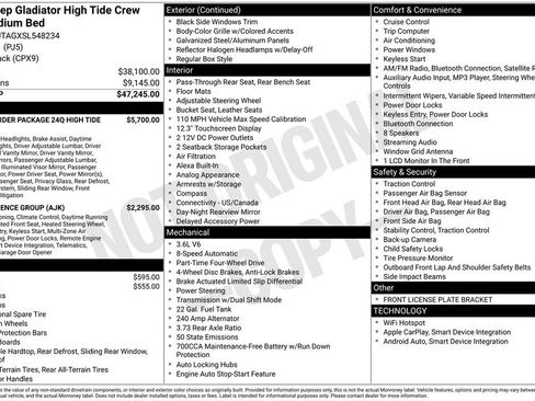 New 2025 Jeep Gladiator Sport image 37