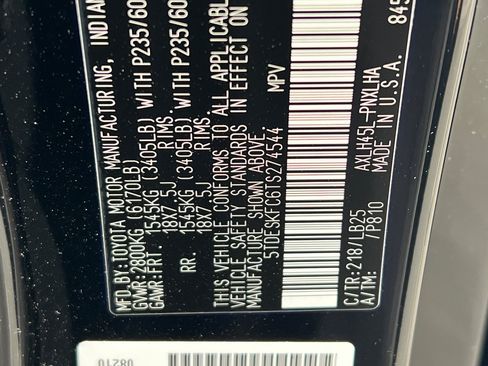 Certified 2026 Toyota Sienna Platinum AWD/4WD image 29