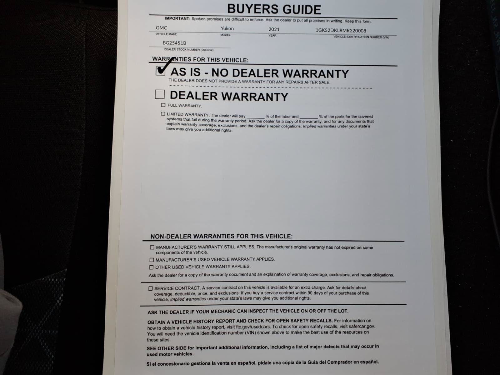 Used 2021 GMC Yukon Denali AWD/4WD image 37