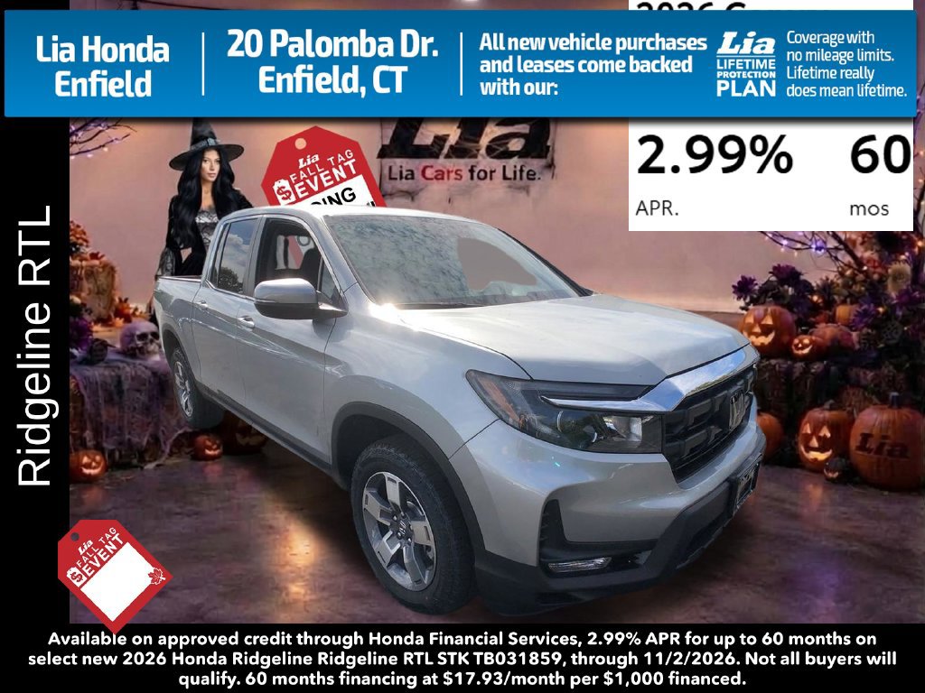 New 2026 Honda Ridgeline RTL 360° Tour