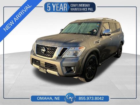 Used 2017 Nissan Armada Platinum w/ Captain Seat Package image 1