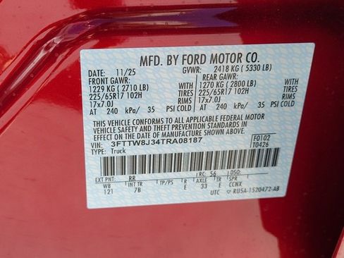 New 2026 Ford Maverick XLT w/ Equipment Group 301A image 12