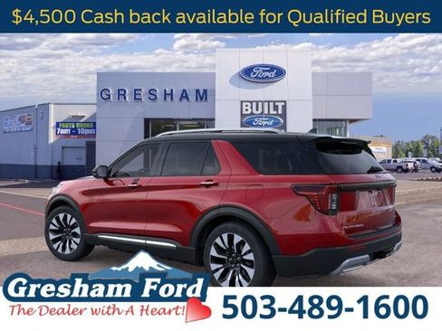 New 2026 Ford Explorer Platinum w/ LUX Leather Package AWD/4WD image 4