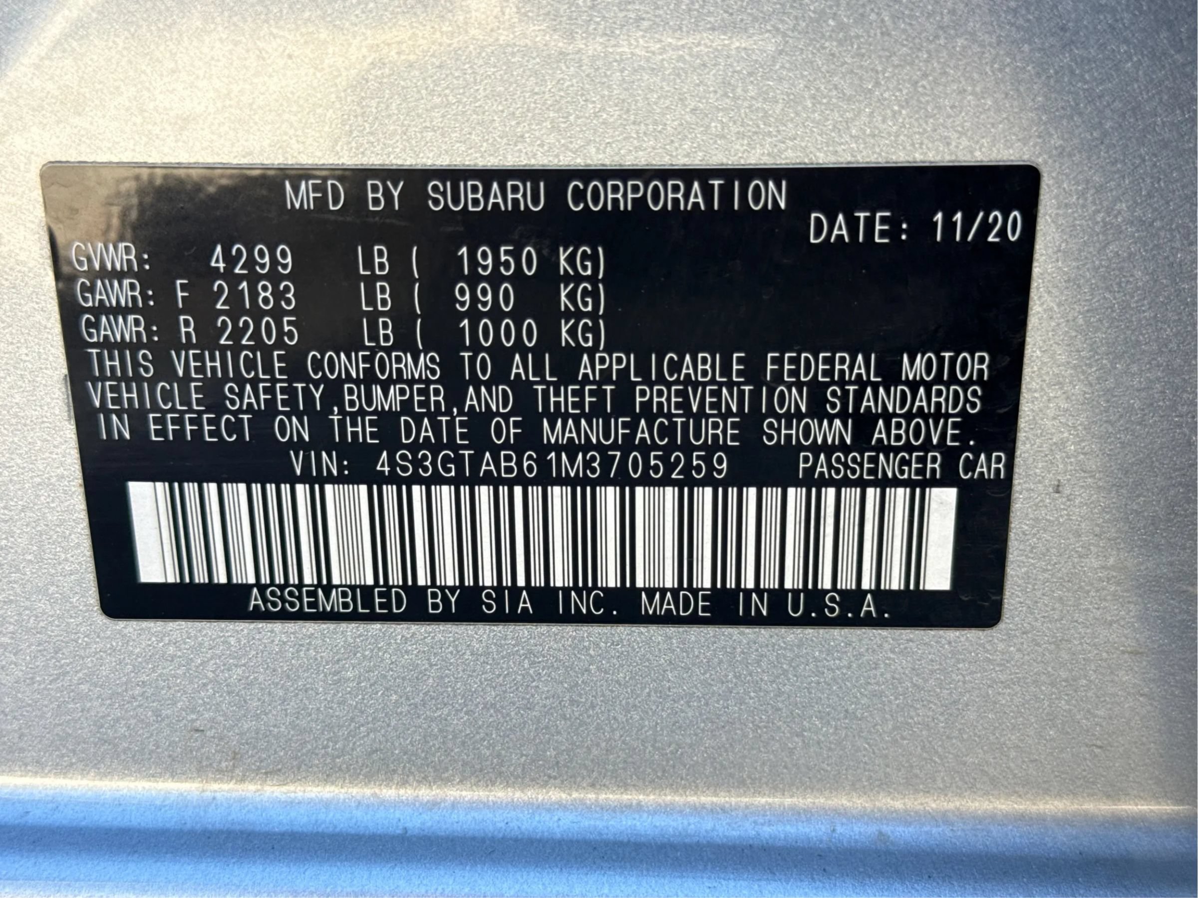 Used 2021 Subaru Impreza 2.0i AWD/4WD image 53