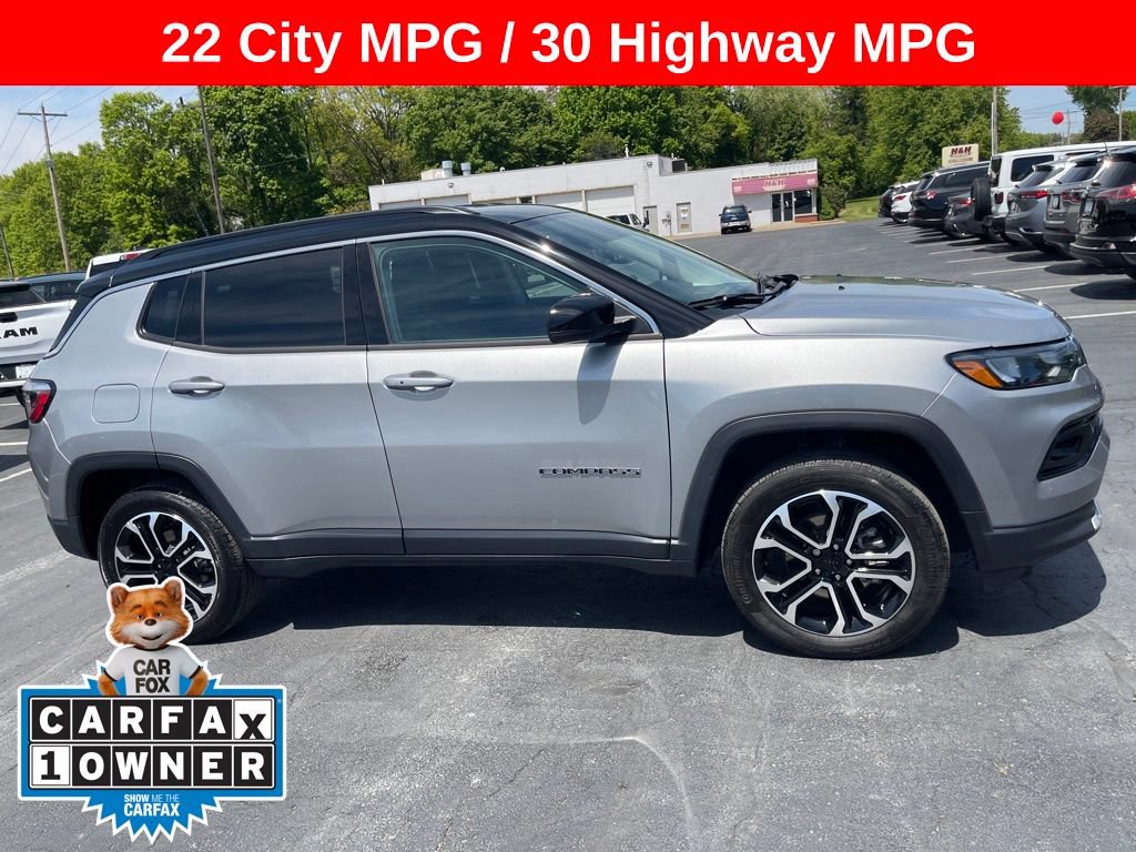 Used 2022 Jeep Compass Limited AWD/4WD image 1