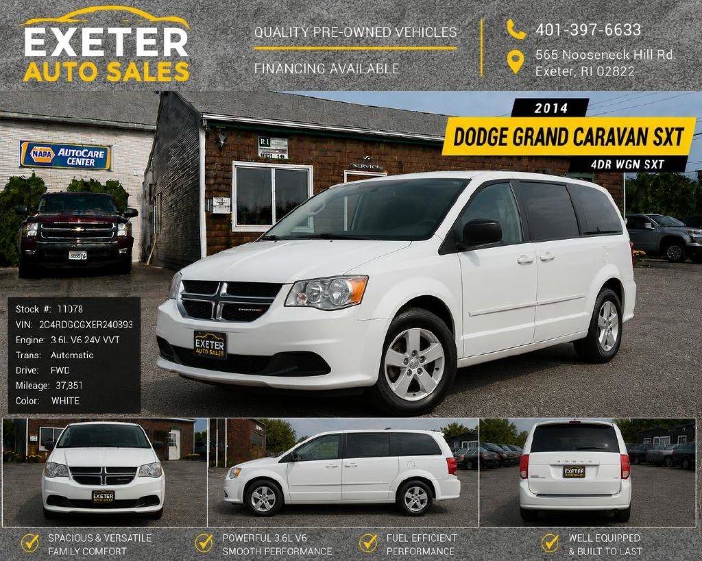 Used 2014 Dodge Grand Caravan SXT w/ Rear Park Assist Package FWD image 1