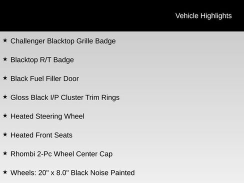 Used 2023 Dodge Challenger R/T w/ Blacktop Package image 6