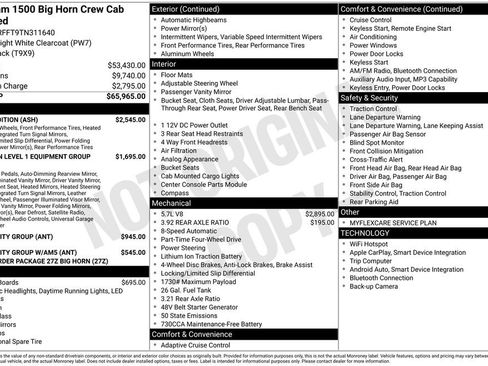 New 2026 RAM 1500 Big Horn w/ Night Edition AWD/4WD image 5