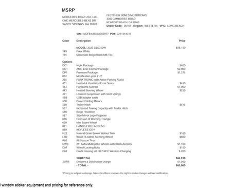 Used 2022 Mercedes-Benz GLE 350 image 2