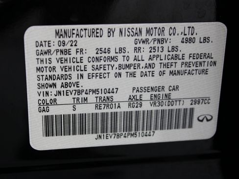 Used 2023 INFINITI Q50 Luxe w/ Cargo Package image 90