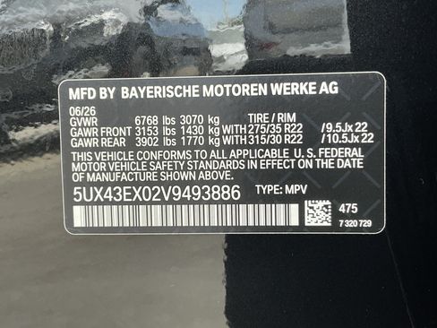 New 2027 BMW X6 M60i AWD/4WD image 39