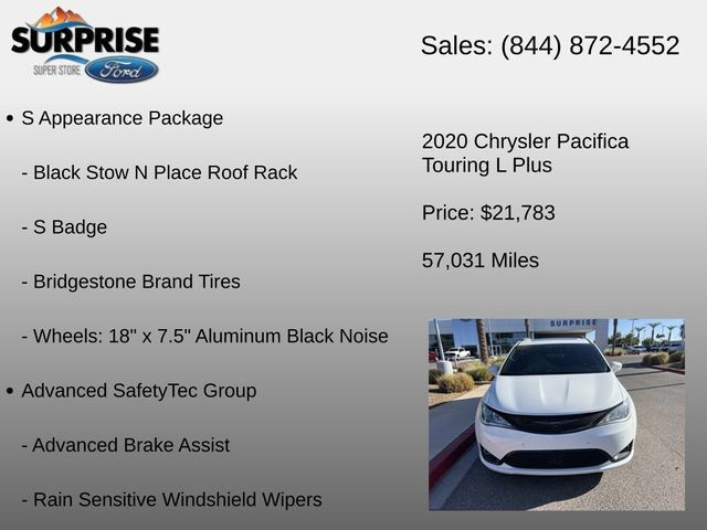 Used 2020 Chrysler Pacifica Touring-L Plus FWD image 18