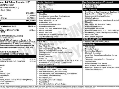 New 2026 Chevrolet Tahoe Premier w/ Sun And Tow Package image 27
