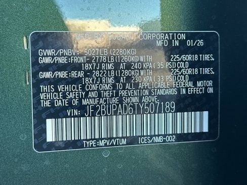 New 2026 Subaru Outback Premium image 23