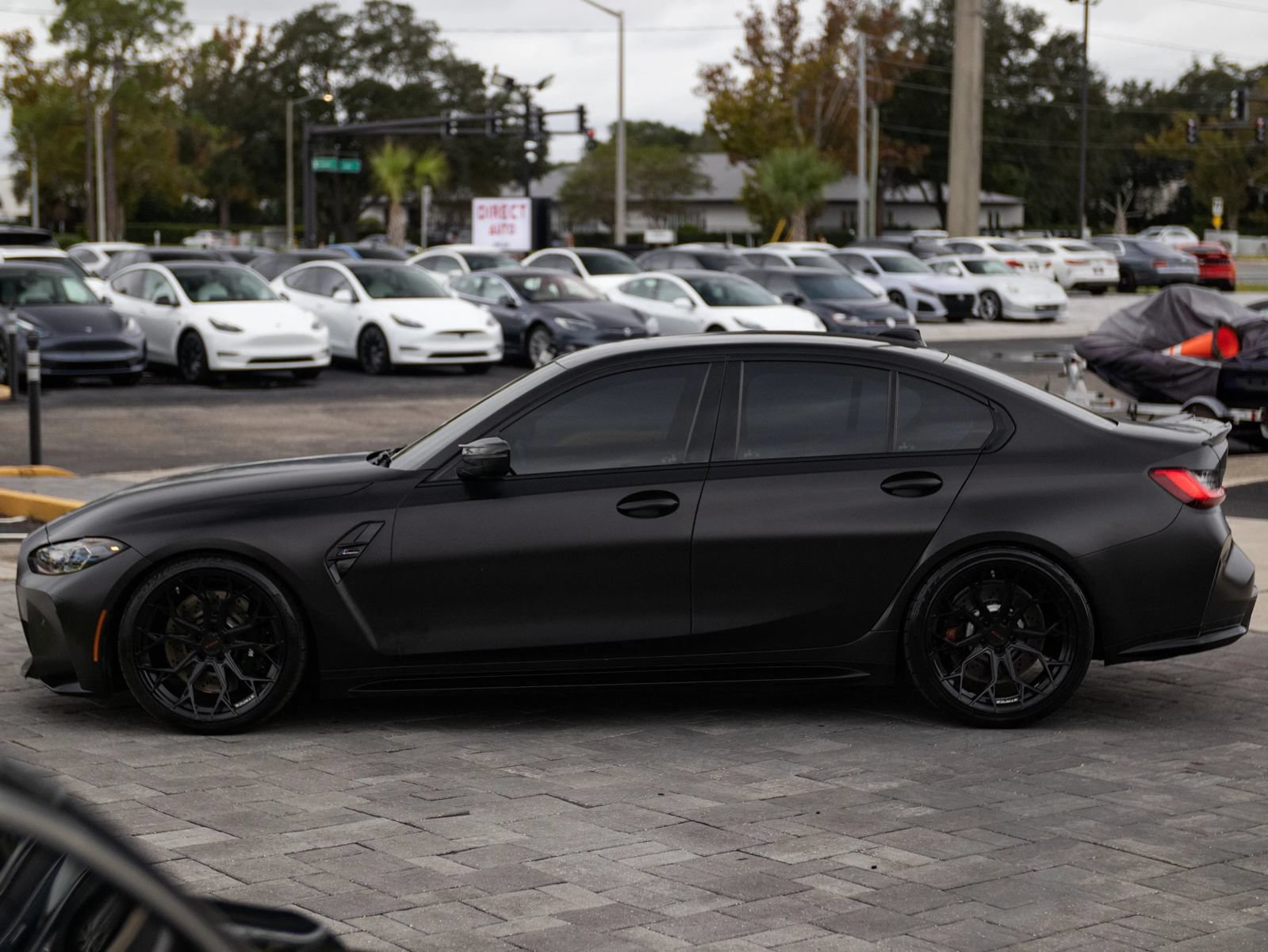 Used 2021 BMW M3 Competition w/ M Carbon Exterior Package RWD image 11