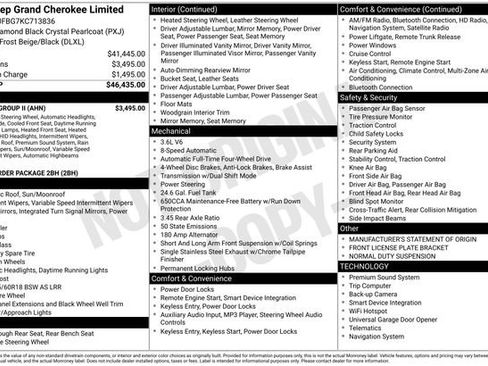 Used 2019 Jeep Grand Cherokee Limited w/ Luxury Group II image 3