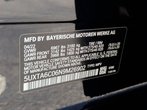 Used 2022 BMW X5 xDrive45e w/ M Sport Package AWD/4WD image 47