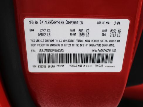 Used 2004 Dodge Viper SRT-10 RWD image 25