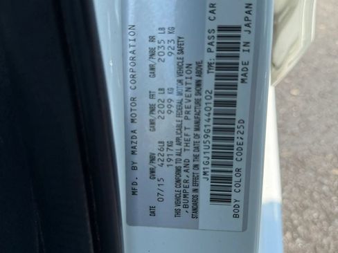 Used 2016 MAZDA MAZDA6 Sport FWD image 41