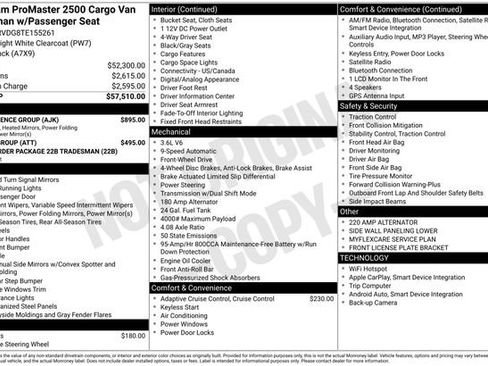 New 2026 RAM ProMaster 2500 w/ Convenience Group FWD image 30