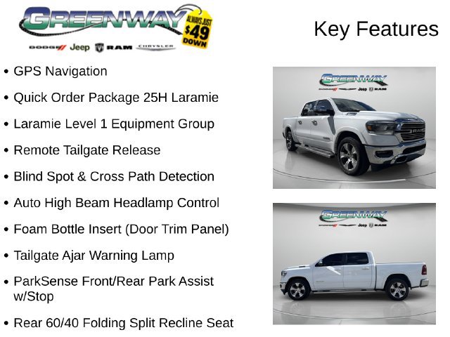 Used 2020 RAM 1500 Laramie RWD image 2
