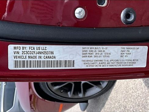 Used 2022 Dodge Challenger R/T Scat Pack RWD image 30