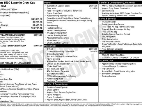 Used 2021 RAM 1500 Laramie w/ Sport Appearance Package image 22