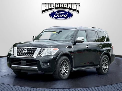 Used 2019 Nissan Armada Platinum w/ Captain's Chairs Package RWD image 7