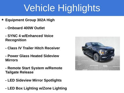 Used 2021 Ford F150 XLT w/ Equipment Group 302A High RWD image 4