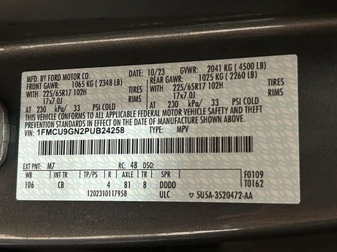 Used 2023 Ford Escape Active w/ Tech Pack #2 image 30