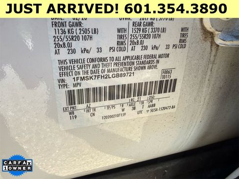 Used 2020 Ford Explorer Limited w/ Class III Trailer Tow Package image 18